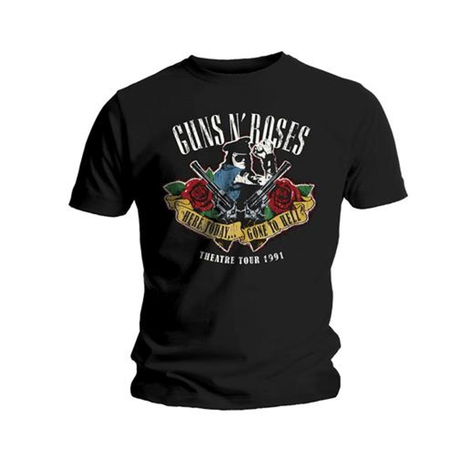 T-Shirt Guns N Roses Unisex Here Today & Gone To Hell