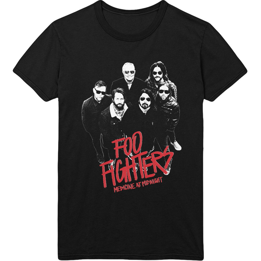 T-Shirt Foo Fighters Unisex Medicine At Midnight Photo