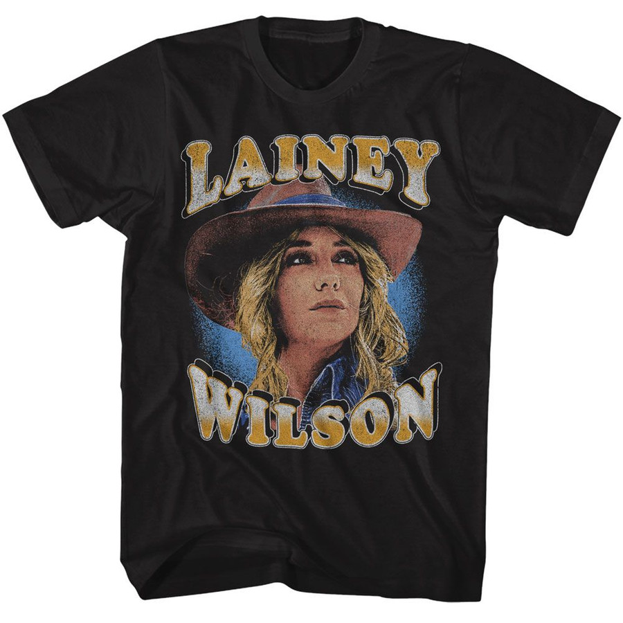 T-Shirt Lainey Wilson Hat Photo Black Adult
