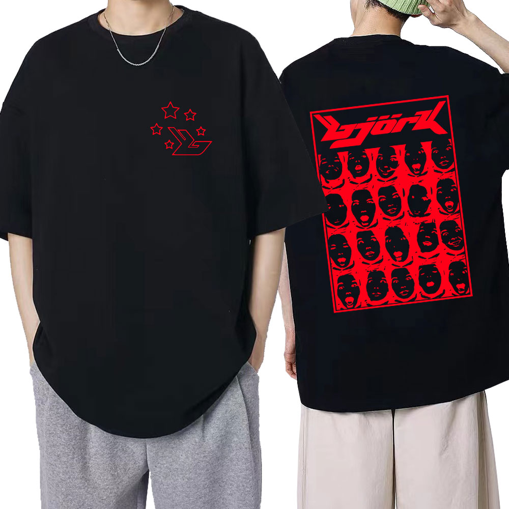 T-Shirt Tuledai Singer Bjork Army Of Me Post Music Album Summer Aesthetic Men Women Clothes