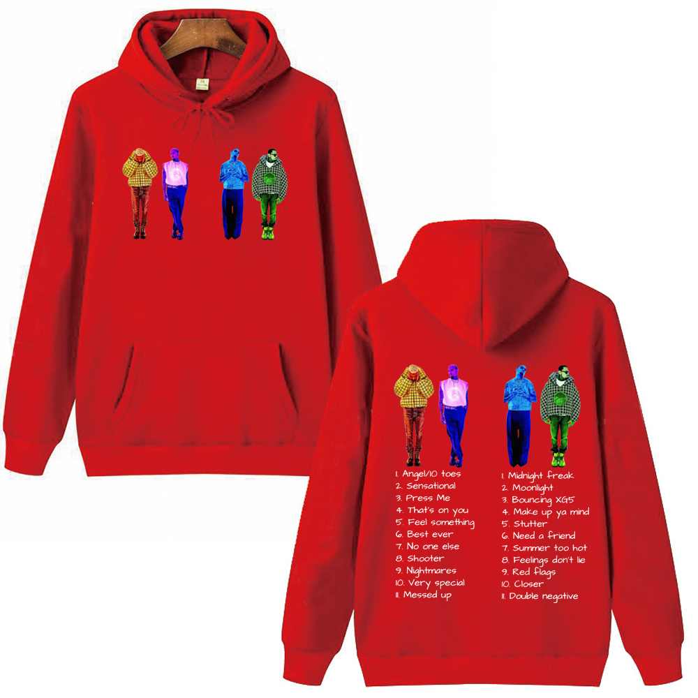 Hoodie Chris Brown Rapper Hip Hop Music Man Woman Harajuku Tops Fans Gift