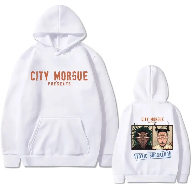 Hoodie Rapper City Morgue Double Sided Print