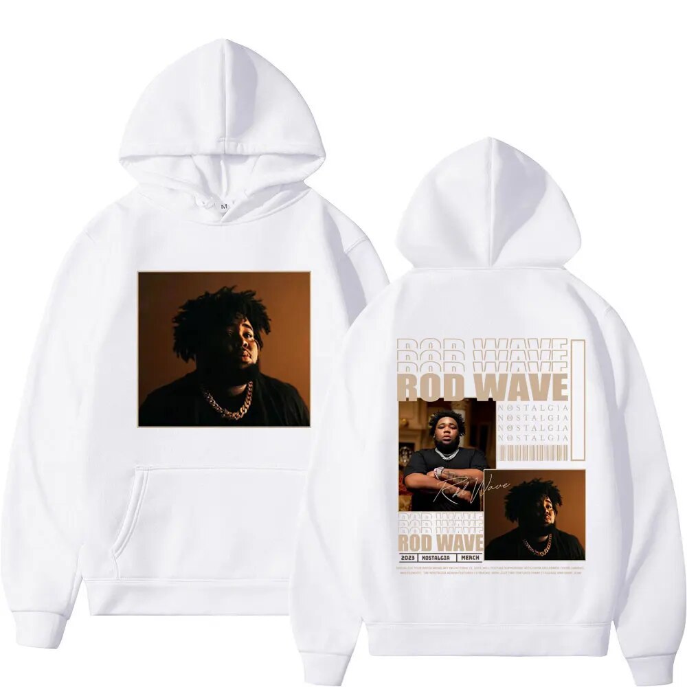 Hoodie Rapper Rod Wave Album Double Sided Graphic
