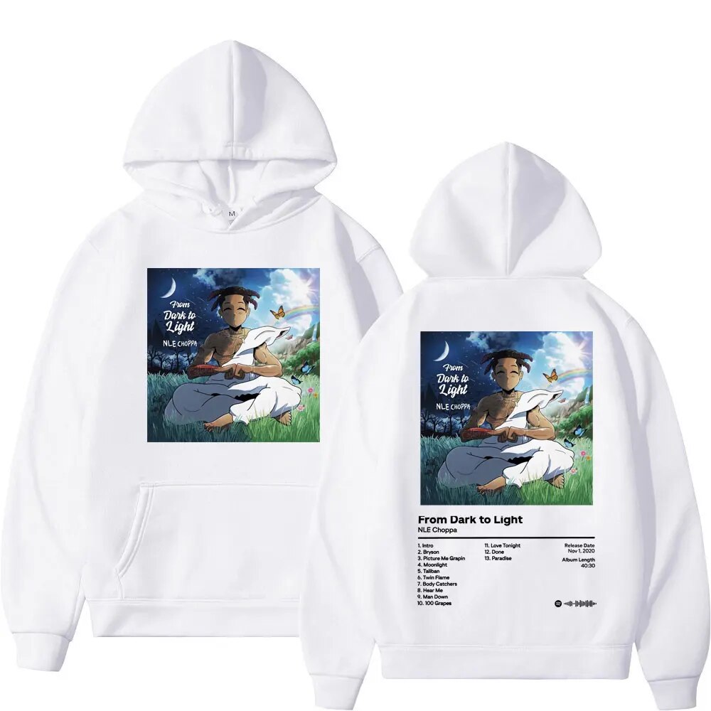 Hoodie Rapper Nle Choppa Album Double Sided Print