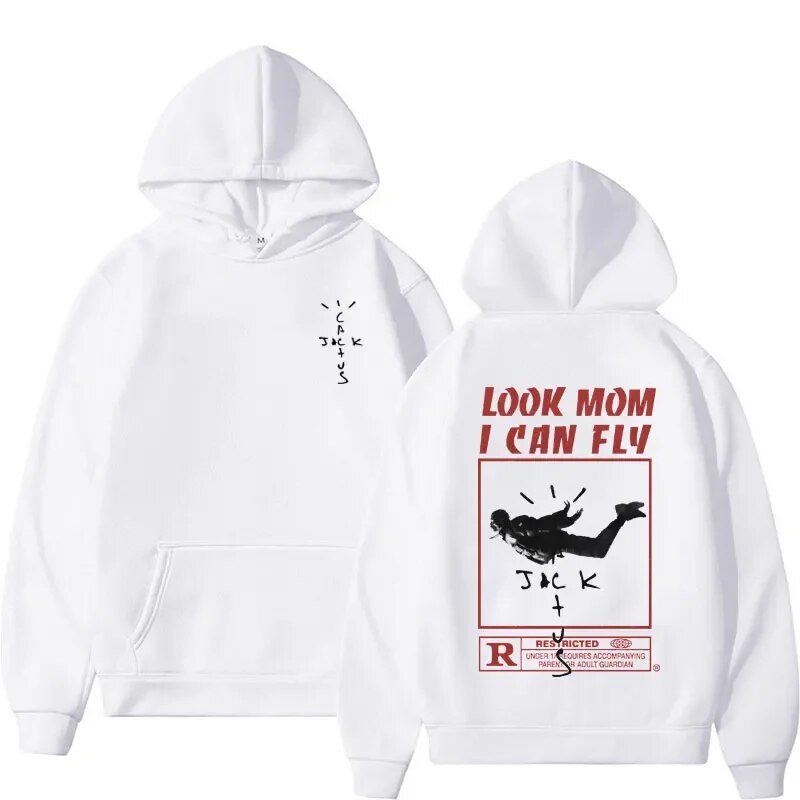 Hoodie Rapper Cactus Jack Concert Album Graphic Mens Women Hip Hop Harajuku Y2K