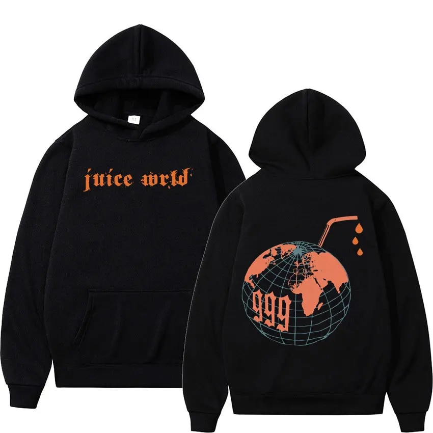 Hoodie Rapper Juice Wrld 999 Graphic Mens Casual Unisex Hip Hop Trend S7Jj