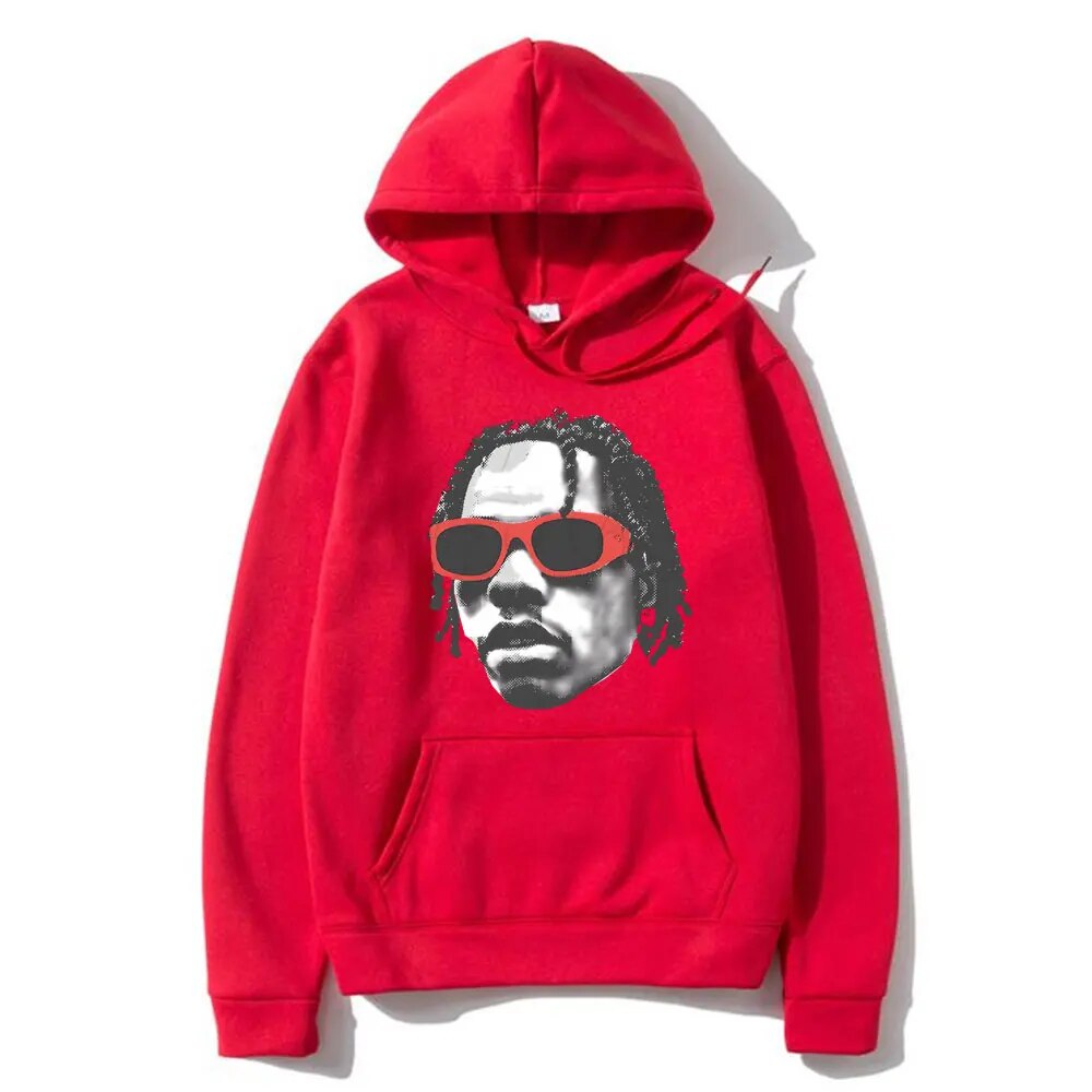 Hoodie Rapper Lil Baby Face Graphic Print Men Vintage Male Gothic Unisex s