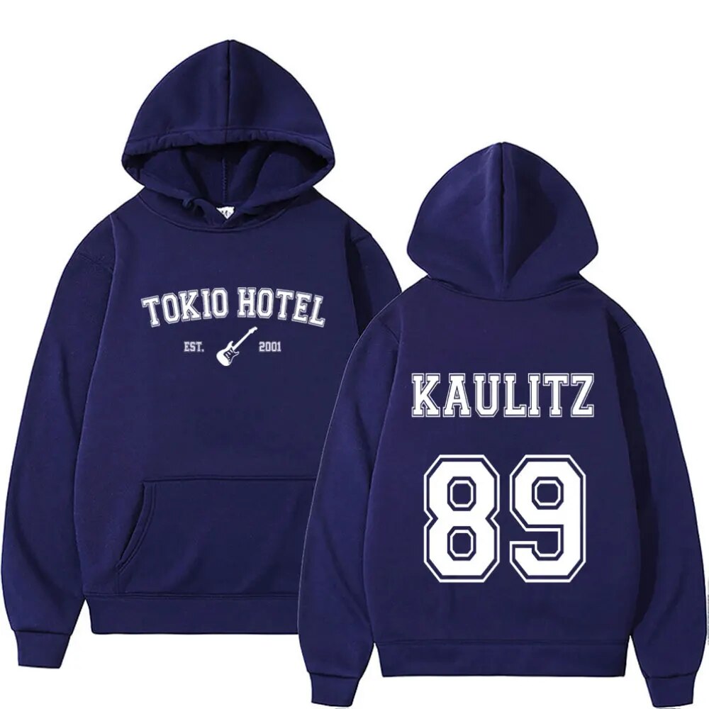 Hoodie Rock Band Tokio Hotel Kaulitz Men'S Vintage Casual Men Women Hip Hop Style Hoody