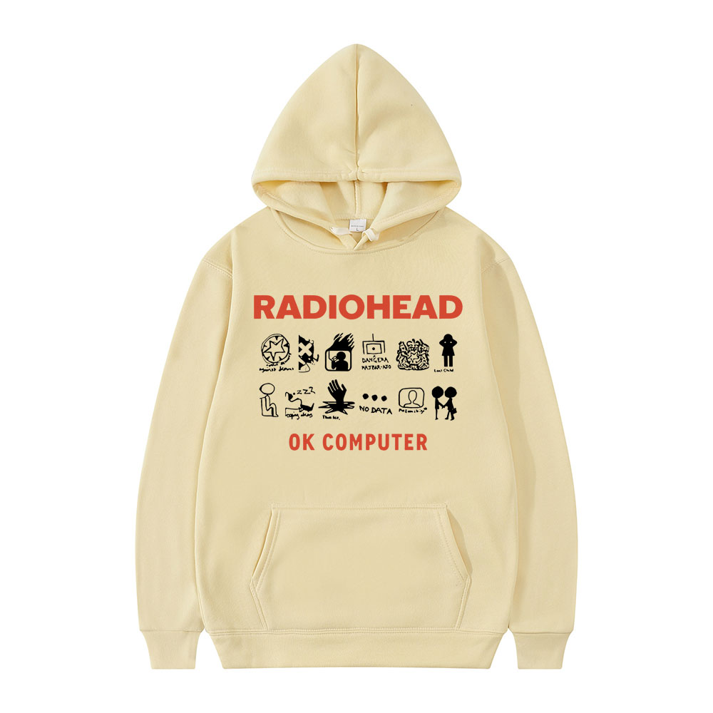 Hoodie Getluckyquest Rock Band Radiohead