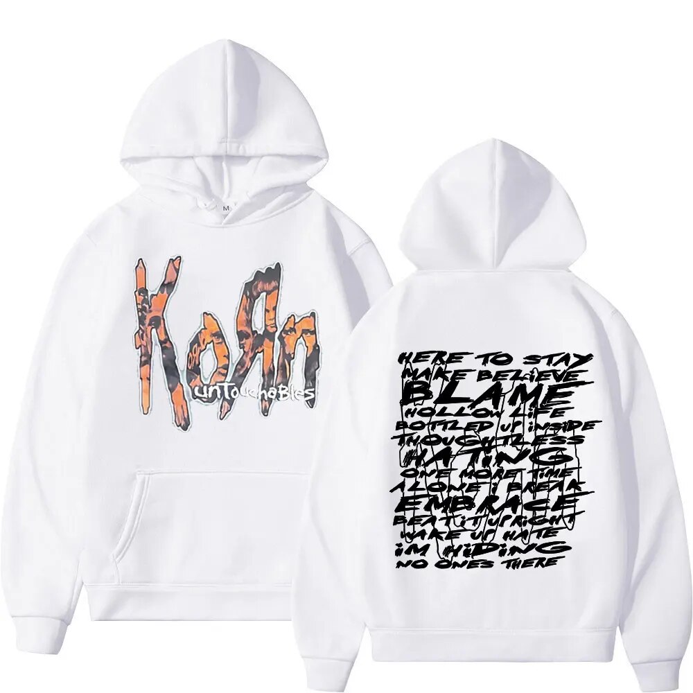 Hoodie Rock Band Korn Untouchables Album Music Print