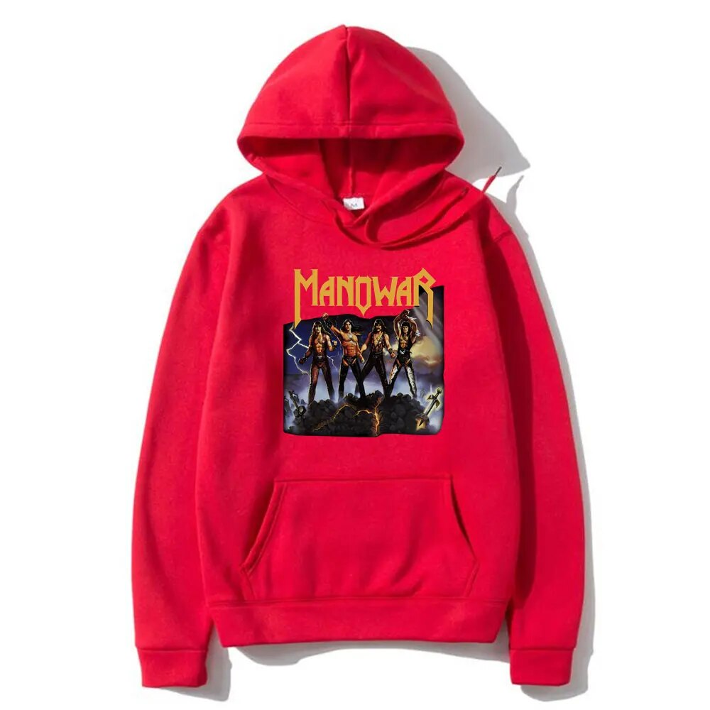 Hoodie Rock Band Manowar Heavy Metal