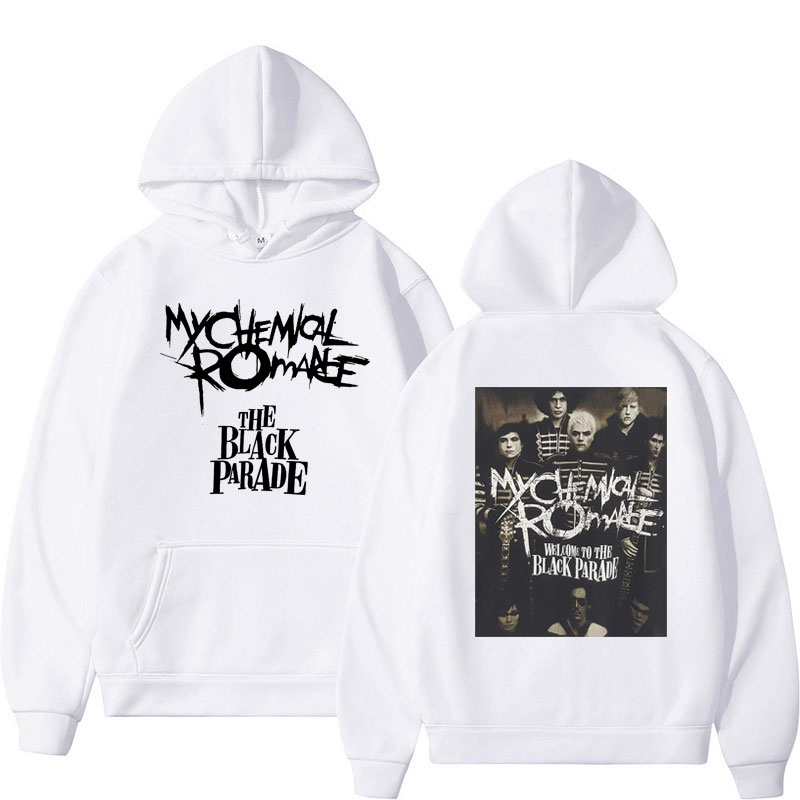Hoodie Getluckyquest Rock Band My Chemical Romance Retro