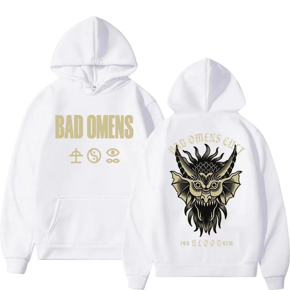 Hoodie Rock Bands Bad Omens Graphic