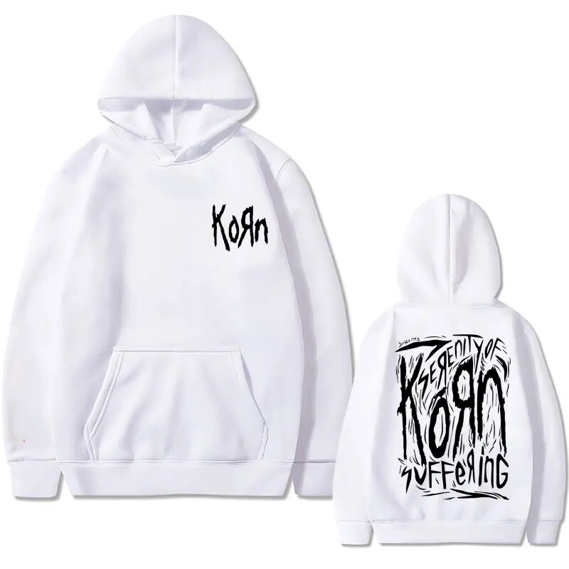 Hoodie Rock Band Korn Graphic Print