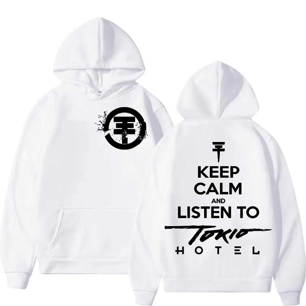 Hoodie Rock Band Tokio Hotel Double Sided Print