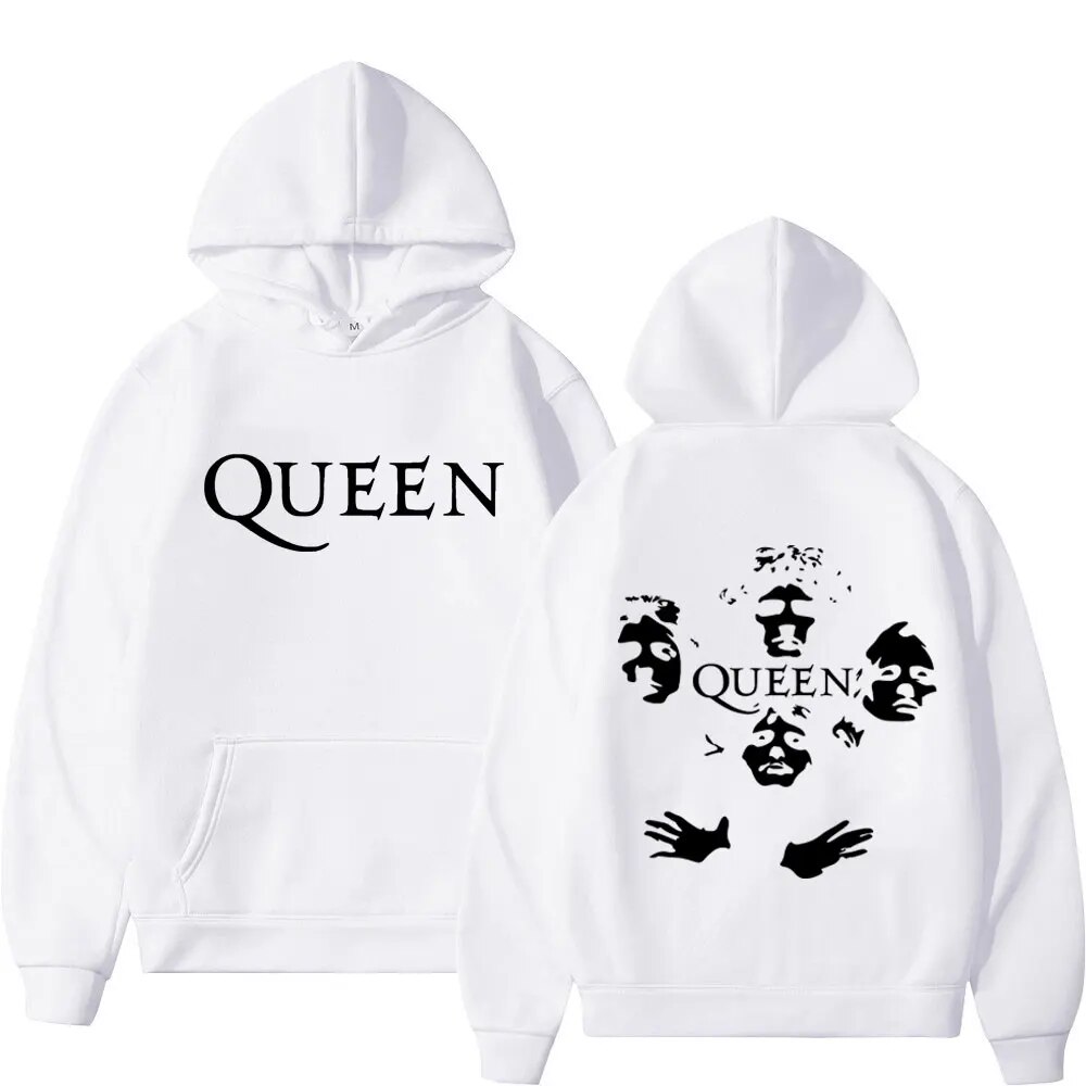 Hoodie British Rock Band Queen Printed