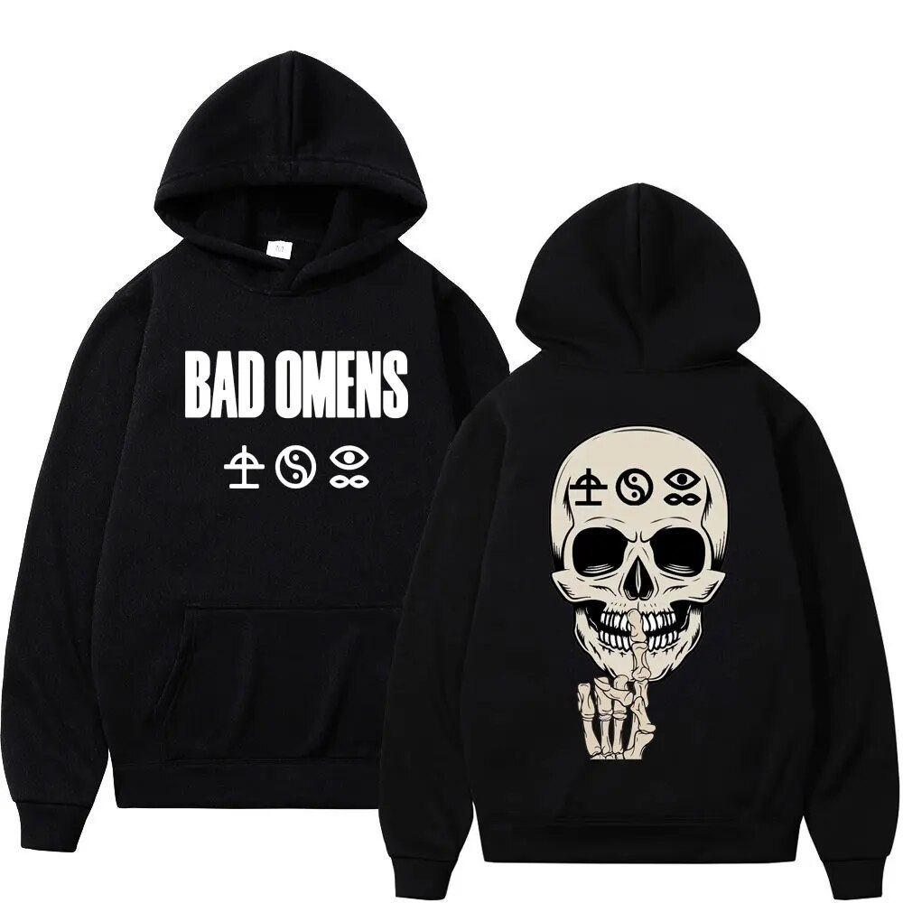 Hoodie Bad Omens Rock Bands Print