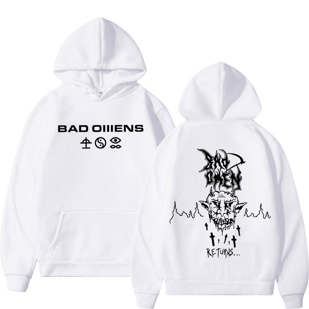 Hoodie Getluckyquest Bad Omens Band Graphic