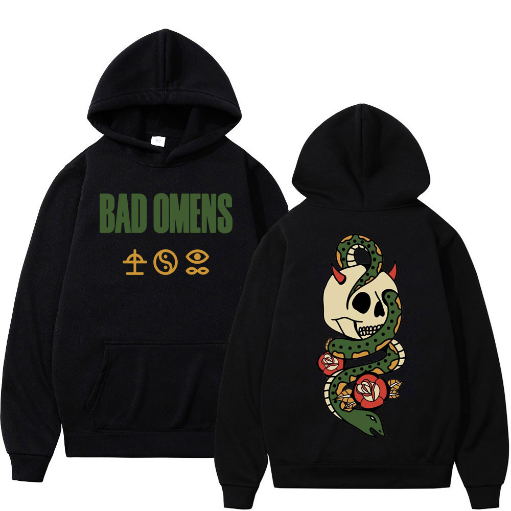 Hoodie Bad Omens Band Double Sided Graphic