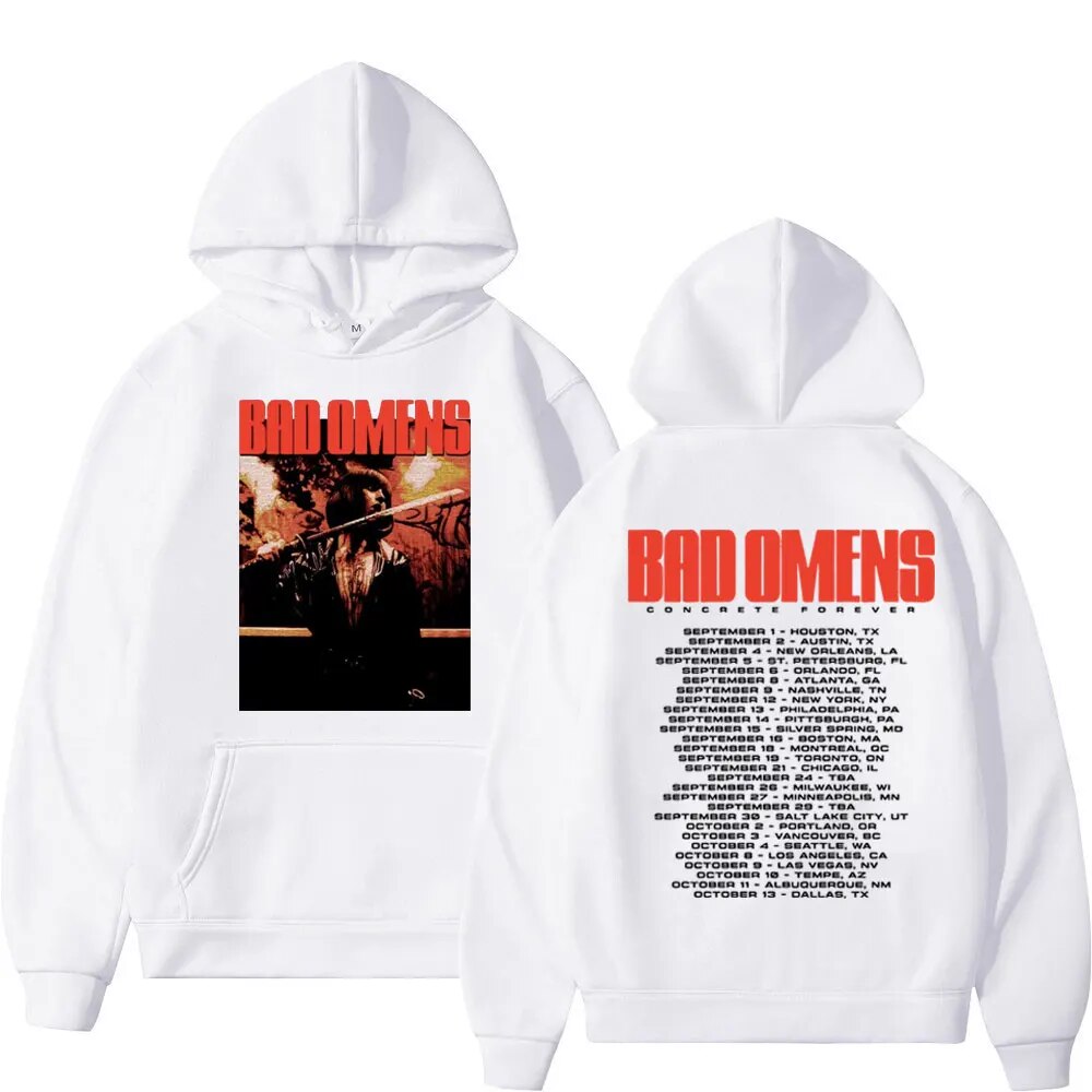 Hoodie Bad Omens Band Music Tour Graphic