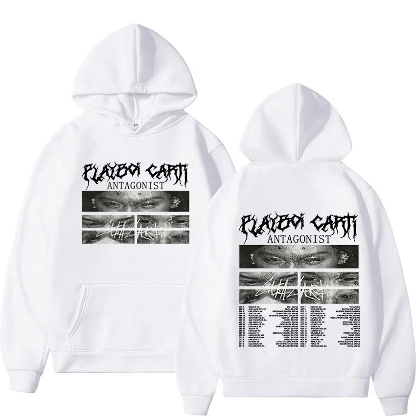 Hoodie Getluckyquest Rapper Playboi Carti Retro