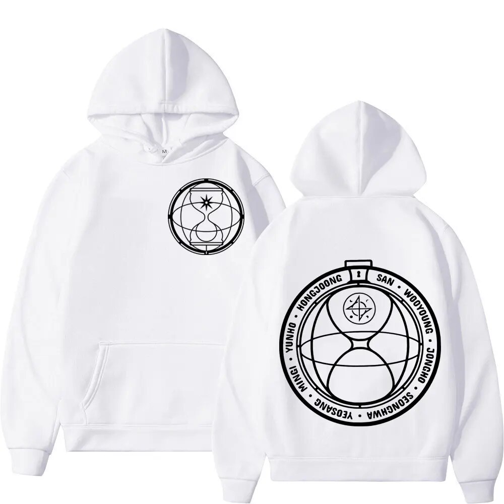 Hoodie Hot Boy Band Ateez Music Album Print