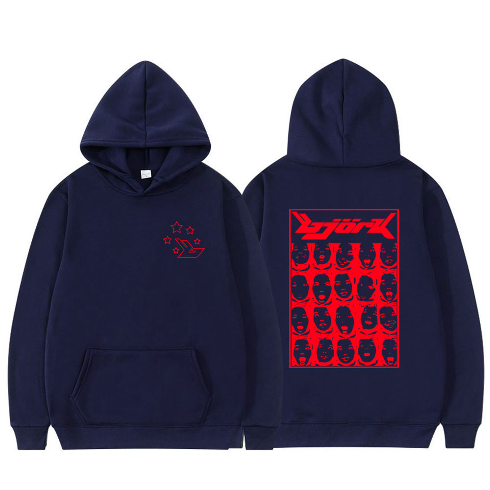 Hoodie Flowingwaterpress 90S Singer Bjork Army Of Me Post Music Album Print