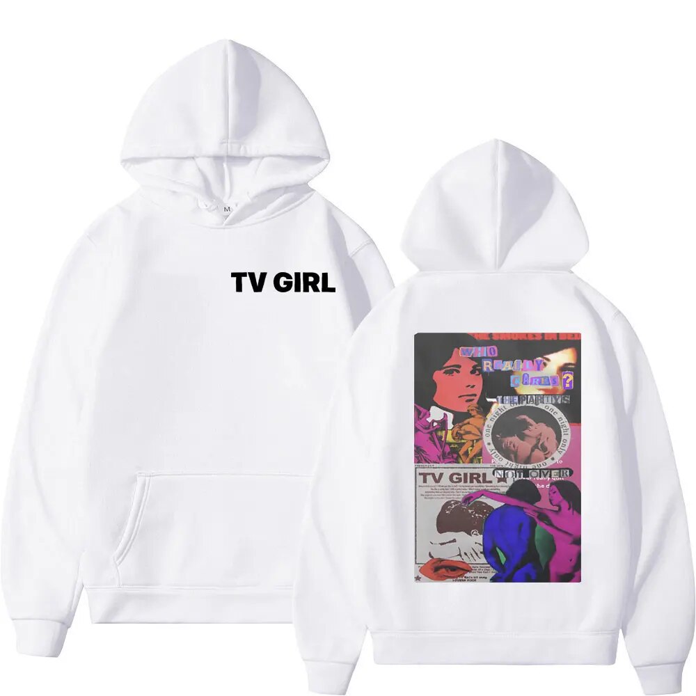 Hoodie Singer Tv Girl Music Album Cover Print
