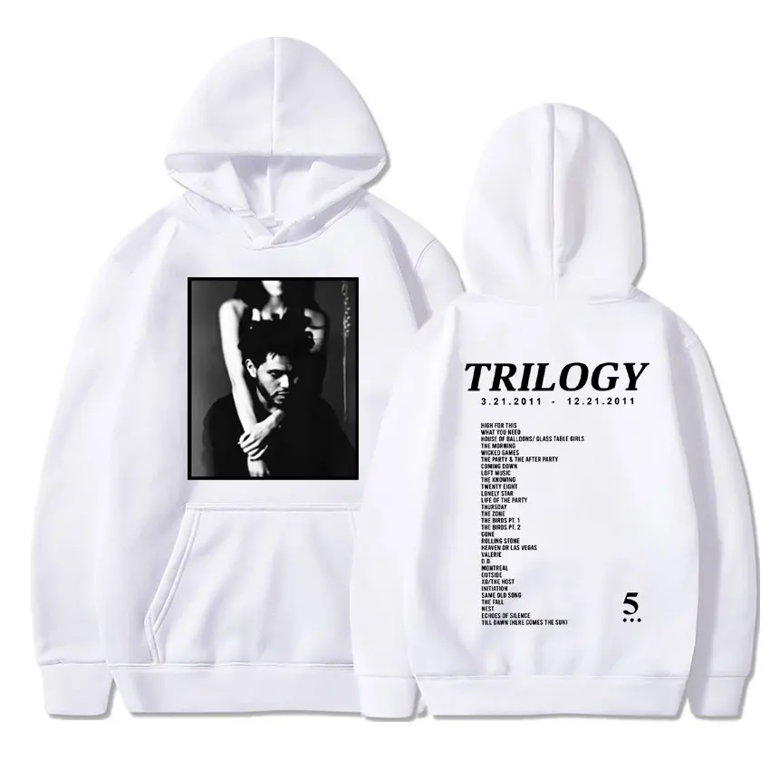 Hoodie Flowingwaterpress The Weeknd Trilogy Music Album Hip Hop