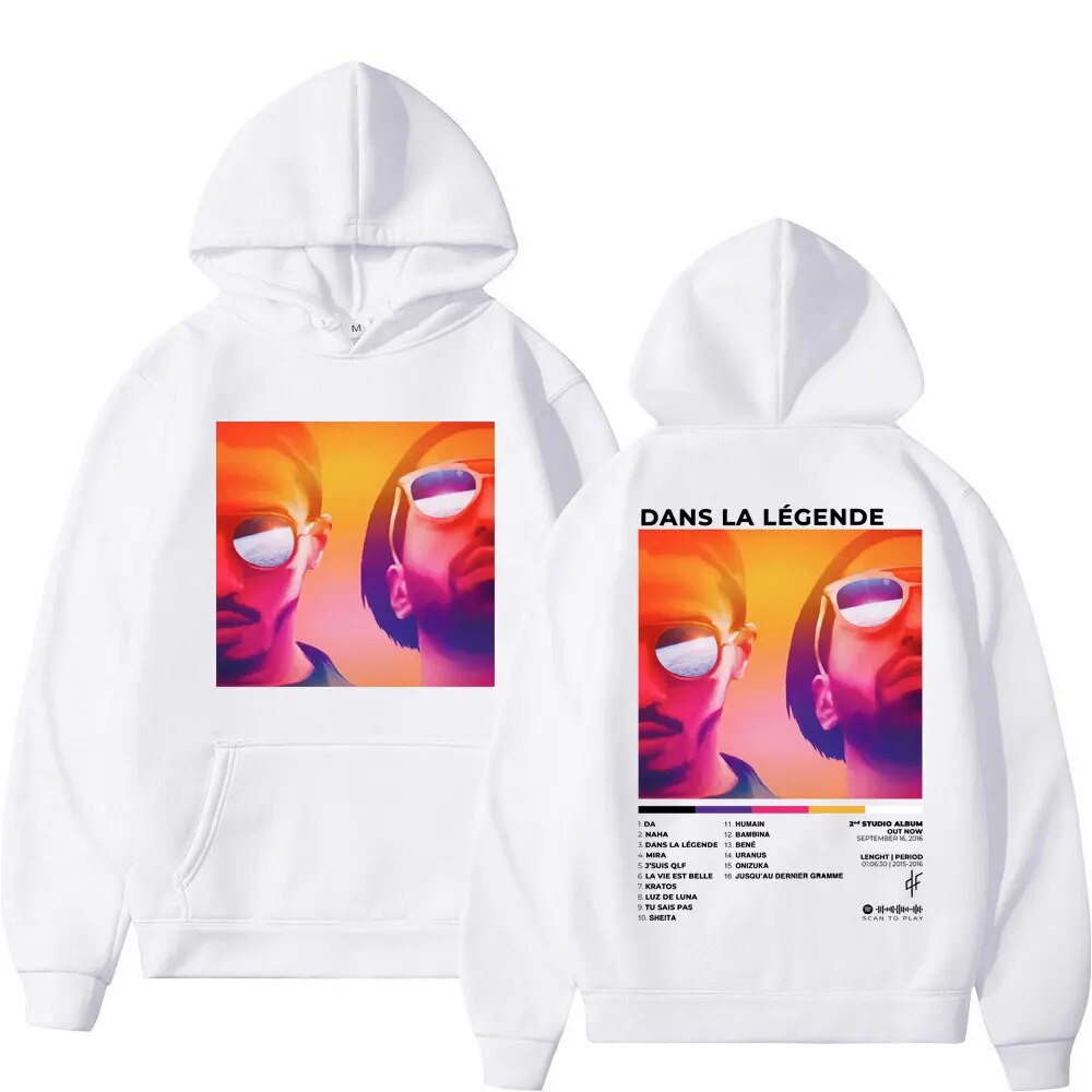 Hoodie Flowingwaterpress France Rap Group Pnl Dans La Legende Music Album Graphic