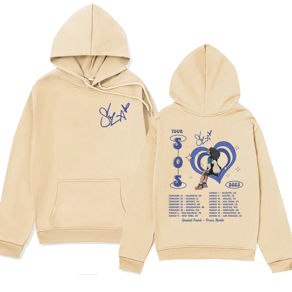 Hoodie Sza Music Album Sos Graphic