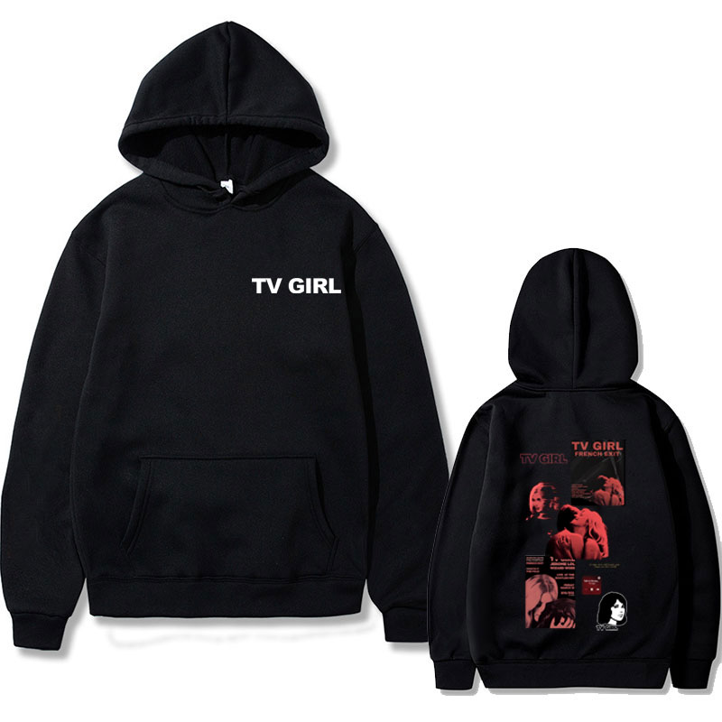 Hoodie Tv Girl Print French Exit Lovers Rock Music Album Cover Print Hoody Men Women'S