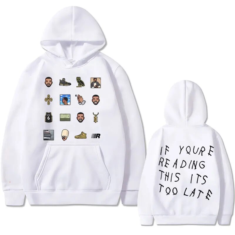 Hoodie Flowingwaterpress Rapper Drake Hip Hop Music Album Graphic Printed