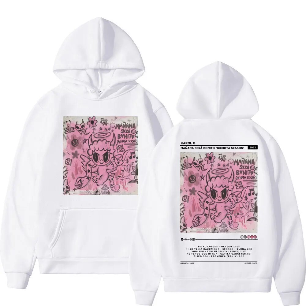 Hoodie Singer Karol G Music Album Cover Graphic