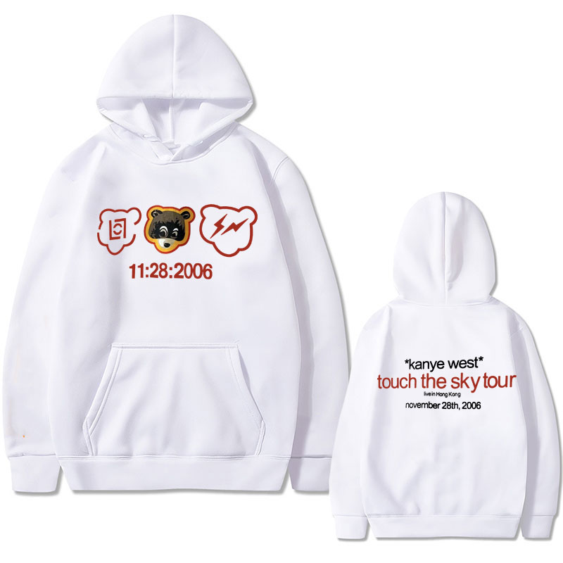 Hoodie Kanye West The College Dropout Album Music Touch The Sky Tour Graphic