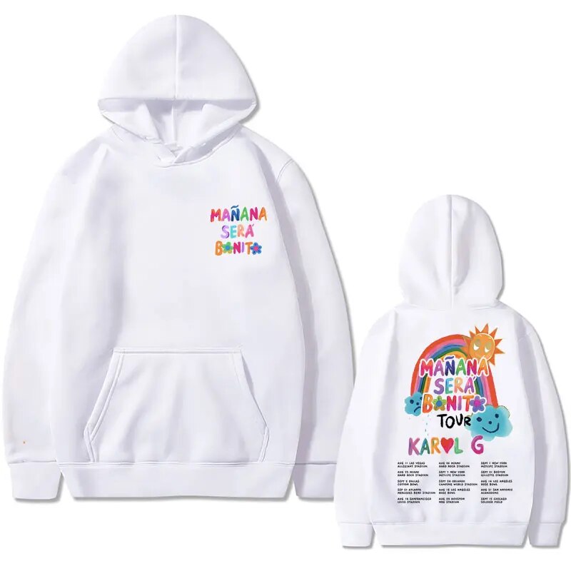 Hoodie Tuledai Limited Edition Singer Karol G Heart Maana Sera Bonito Music Album Tour Graphics