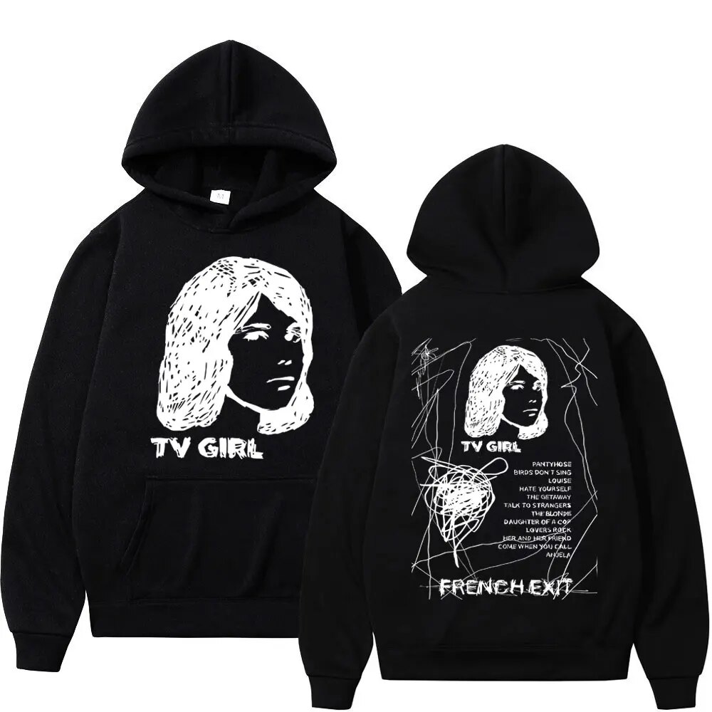 Hoodie Tuledai Singer Tv Girl Music Album French Exit Graphic