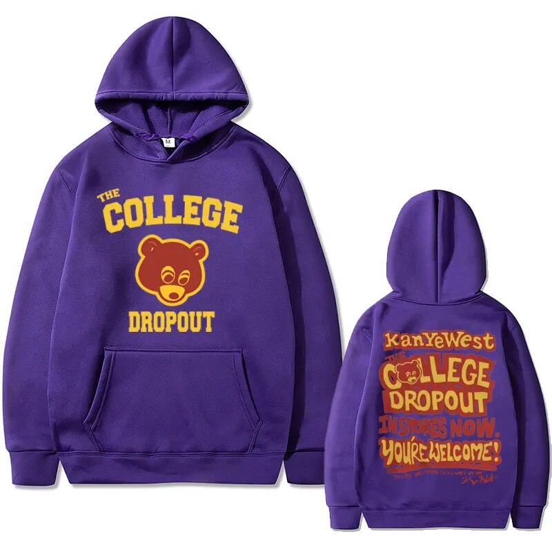 Hoodie Tuledai Kanye West The College Dropout Music Album Graphics