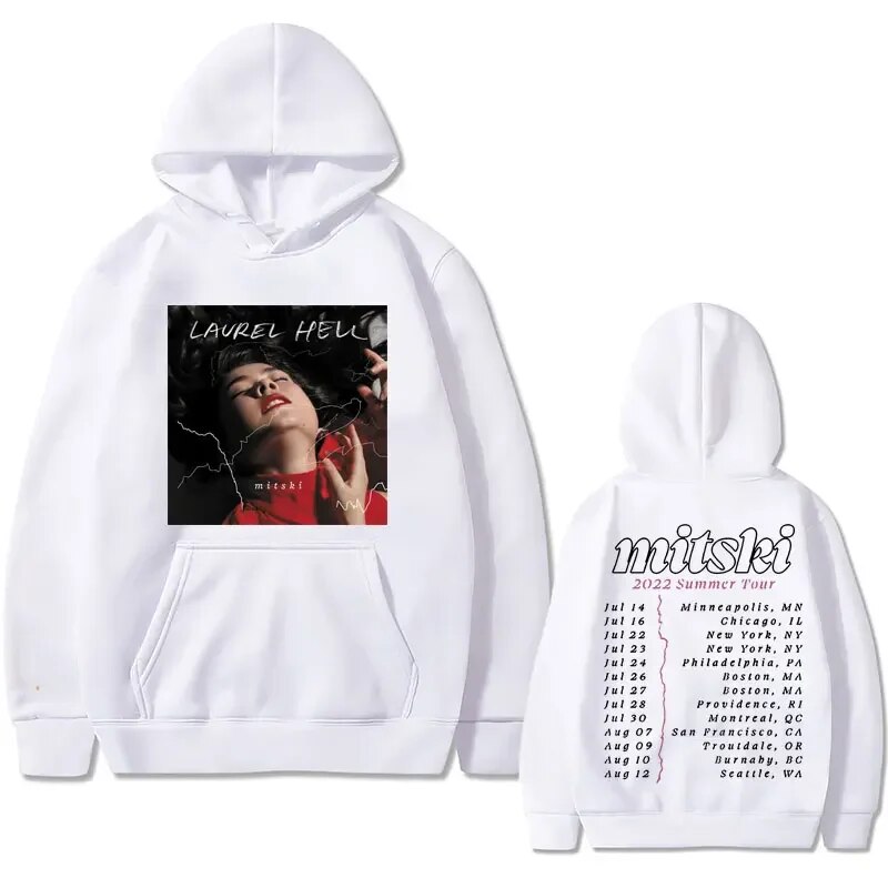 Hoodie Tuledai Hot Sale Singer Mitski Laurel Hell Poster Music Album Print