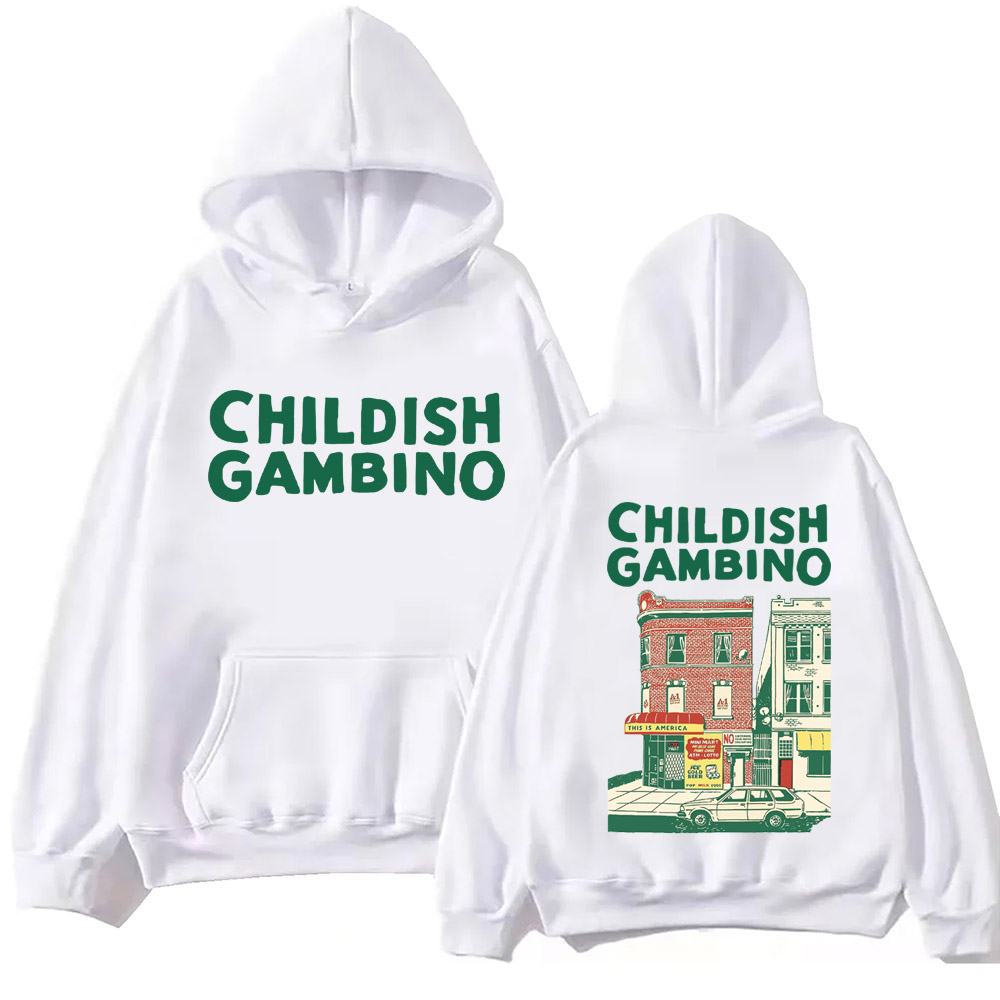 Hoodie Childish Gambino Harajuku Hip Hop Tops Popular Music Fans Gift
