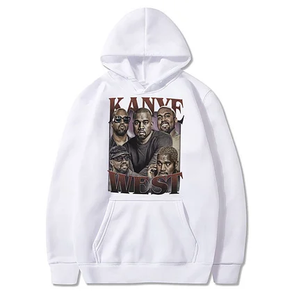 Hoodie Rapper Kanye West Vintage Style Mens Clothing Hip Hop Gothic Punk Hoody Casual