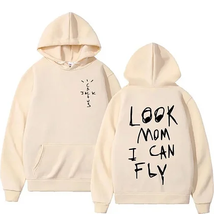 Hoodie Rapper Cactus Jack Album Print Mens Women Casual Pullovers Hip Hop Trend