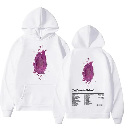 Hoodie Rapper Nicki Minaj Men Women Hip Hop Vintage Trend Long Sleeve