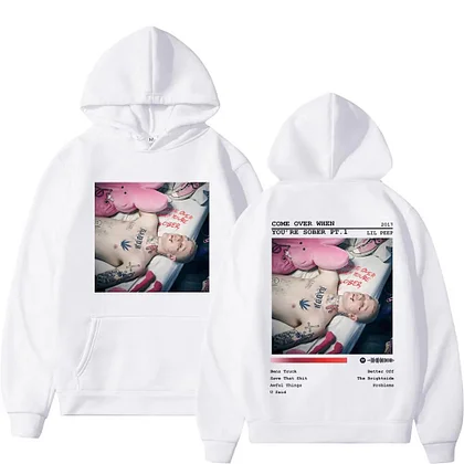 Hoodie Rapper Lil Peep Double Sided Print