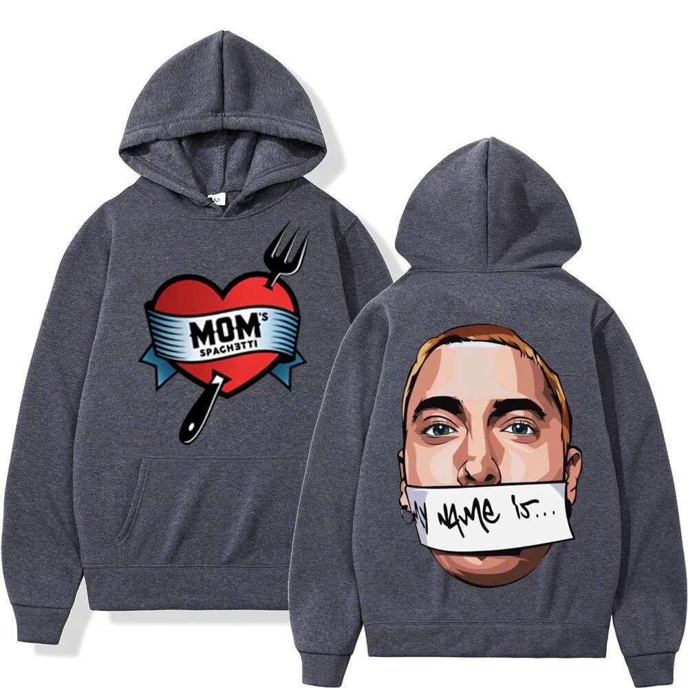 Rapper Eminem HoodieMen Women The High Street Hoodie Trend Hip Hop Rap Hoodie