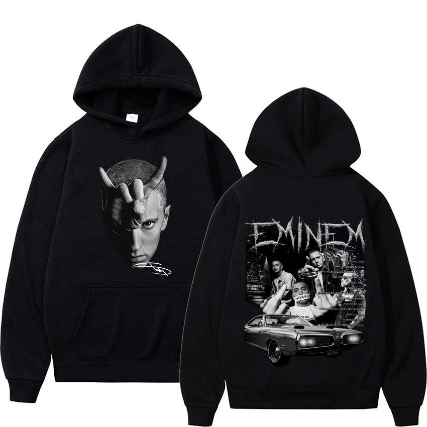 Rapper Eminem Slim Shady Hoody Mens Hip Hop Vintage - Unisex Hoodie