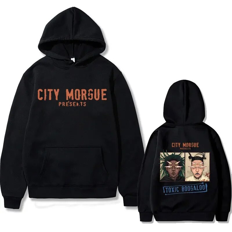 Rapper City Morgue Double Sided Print Hoodie
