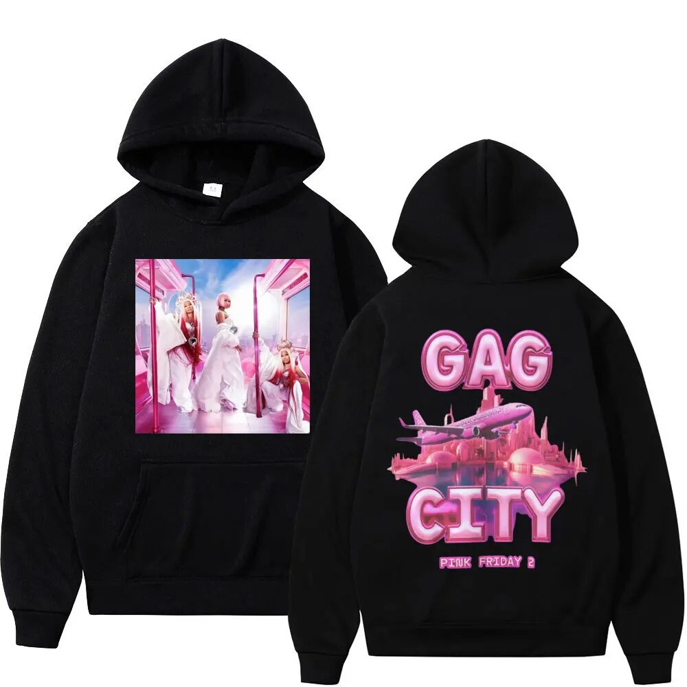 Rapper Nicki Minaj Pink Friday 2 Graphic Hoodie