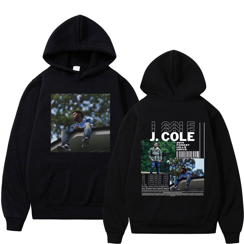 Isuijie Rapper J Cole 2014 Forest Hills Drive Print Hoodie