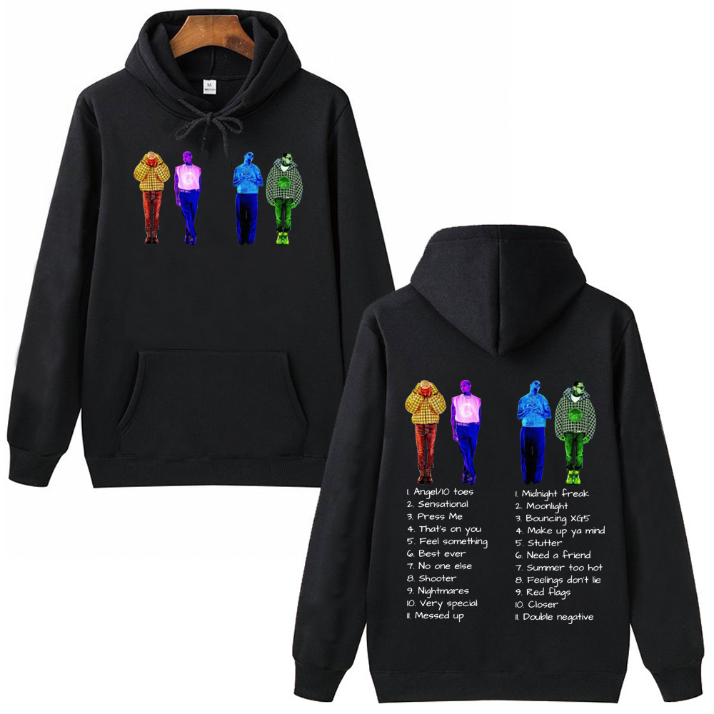 Chris Brown Rapper Hip Hop Music Hoodie Man Woman Harajuku Tops Fans Gift